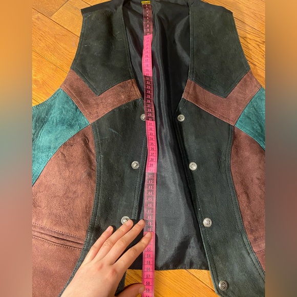 Vintage leather vest - Picture 7 of 8